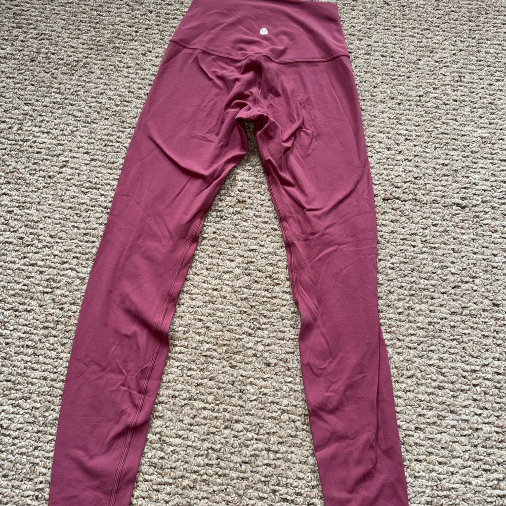 Pink Dusty Rose Lululemon align leggings - Picture 4 of 7